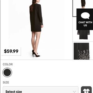 H&M dress with rhinestones